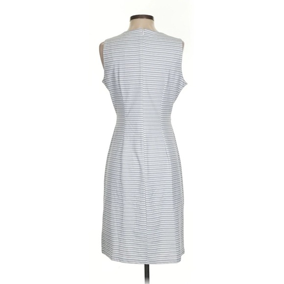 J McLaughlin Striped Sleeveless Sheath Dress - Womens Career Business - Picture 2 of 5